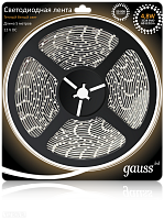 Светодиодная лента GAUSS 4.8 Вт/м 3528 SMD 2700K