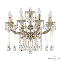 Подвесная хрустальная люстра Bohemia Ivele Crystal Verona 72116/8/175 A GW