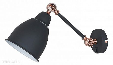 Бра Arte Lamp Braccio A2054AP-1BK
