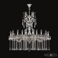 Большая хрустальная люстра Bohemia Ivele Crystal Florence 71107/24/365/XL A NW