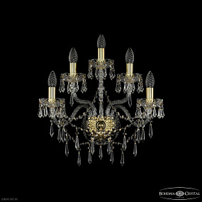 Бра с хрусталем Bohemia IVELE Crystal 1403B/2+2+1/195/XL G