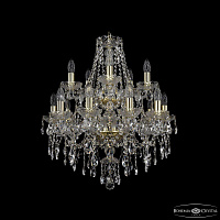 Хрустальная подвесная люстра Bohemia IVELE Crystal 1415/10+5/200/2d G