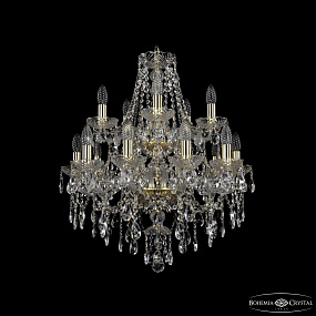 Хрустальная подвесная люстра Bohemia IVELE Crystal 1415/10+5/200/2d G