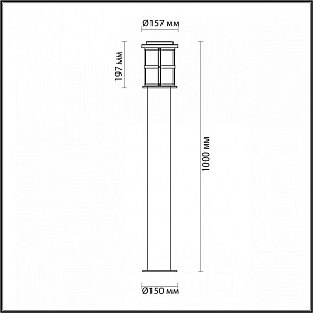 Ландшафтный светильник Odeon Light MAGUS 4964/1F
