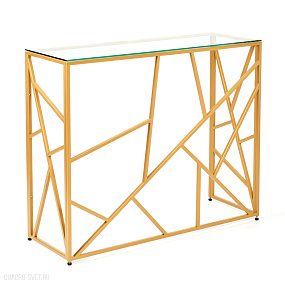 Узкий консольный столик в прихожую AllConsoles  1052-CG clear