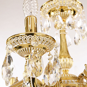 Подвесная хрустальная люстра Bohemia Ivele Crystal 75102/12/250 B GW