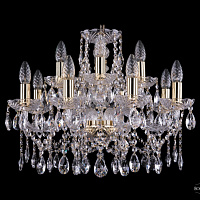 Хрустальная подвесная люстра Bohemia IVELE Crystal 1413/8+4/200/G