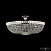 Хрустальная потолочная люстра Bohemia IVELE Crystal 19283/60IV Ni