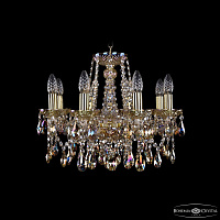 Хрустальная подвесная люстра Bohemia IVELE Crystal 1413/8/165/G/M701