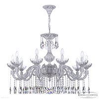 Большая хрустальная люстра Bohemia IVELE Crystal AL79101/10/300 A WMN P Clear/M-1H
