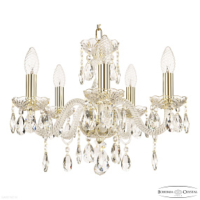 Хрустальная подвесная люстра Bohemia IVELE Crystal 117/5/141 G