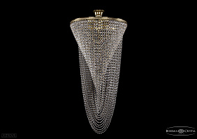 Хрустальная подвесная люстра Bohemia IVELE Crystal 1921/55-105/G