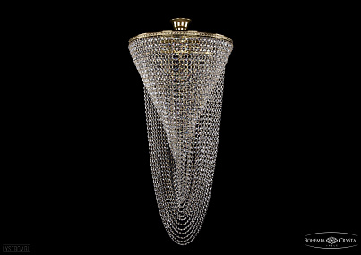 Хрустальная подвесная люстра Bohemia IVELE Crystal 1921/55-105/G