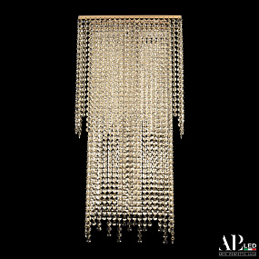 Бра хрустальное светодиодное APL LED Rimini S500.B3.35-75.B.3000.Gold