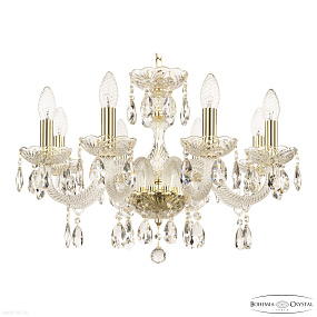 Хрустальная подвесная люстра Bohemia IVELE Crystal 117/8/195 G