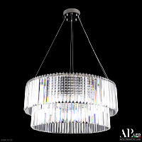 Хрустальная подвесная светодиодная люстра APL LED Sicilia SH09.73.C.Ni.4000