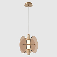 Подвесной светодиодный светильник Crystal Lux AMARILLO SP12W LED BRASS
