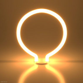 Декоративная контурная лампа Elektrostandard Decor filament 4W 2700K E27 round белый матовый (BL156)