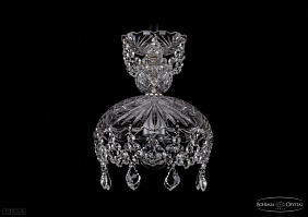 Хрустальный подвесной светильник Bohemia IVELE Crystal 7711/22/Ni/Leafs