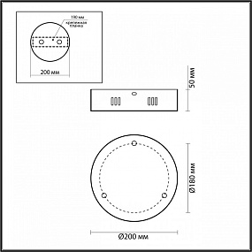 Потолочная чаша золотой цвет Odeon Light Vekia 5015/3R