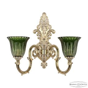 Бра Bohemia Ivele Crystal Verona 7203B15/2/210 GW P2 U Clear-Green/H-1K