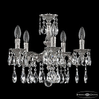 Подвесная хрустальная люстра Bohemia Ivele Crystal Verona 72101/5/125 A Ni