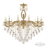 Большая хрустальная люстра Bohemia Ivele Crystal Florence 71402/12/360 B G FA1B