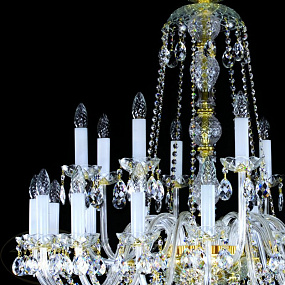 Люстра большая ARTGLASS RACHEL XXIV.