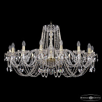 Хрустальная подвесная люстра Bohemia IVELE Crystal 1402/16/400/G