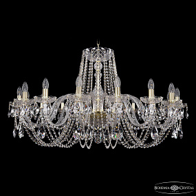 Хрустальная подвесная люстра Bohemia IVELE Crystal 1402/16/400/G