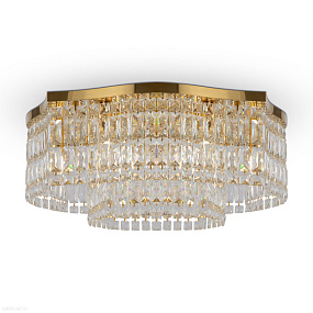 Хрустальная потолочная люстра Maytoni Dune DIA005CL-10G