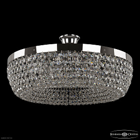 Хрустальная потолочная люстра Bohemia IVELE Crystal 19031/55NZ Ni