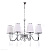 Подвесная люстра Lumina Deco FEDERRICA LDP 1158-8 WT