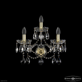 Бра с хрусталем Bohemia IVELE Crystal 1413B/2+1/200/XL G