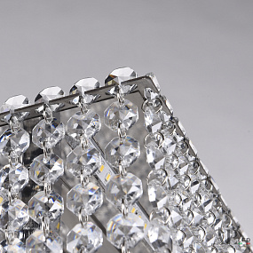 Хрустальная светодиодная настольная лампа APL LED Sicilia SH500.L1.60.A.Ni.4000