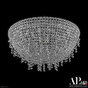 Хрустальная потолочная светодиодная люстра APL LED Rimini S501.0.50.B.4000