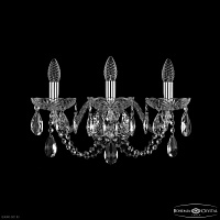 Бра хрустальное Bohemia IVELE Crystal 1402B/3/160/XL Ni