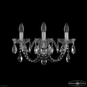 Бра хрустальное Bohemia IVELE Crystal 1402B/3/160/XL Ni