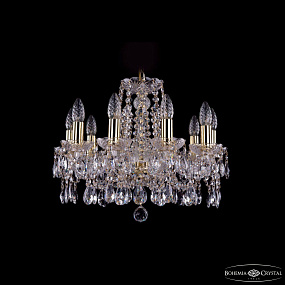 Хрустальная подвесная люстра Bohemia IVELE Crystal 1413/10/165/G