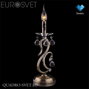 Настольная лампа EUROSVET 12505 12505/1T античная бронза Strotskis