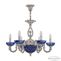 Подвесная люстра Bohemia Ivele Crystal Florence 71403P/6/175 NW P Clear-Blue/H-1J FA10S