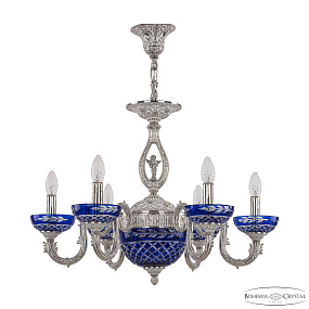 Подвесная люстра Bohemia Ivele Crystal Florence 71403P/6/175 NW P Clear-Blue/H-1J FA10S