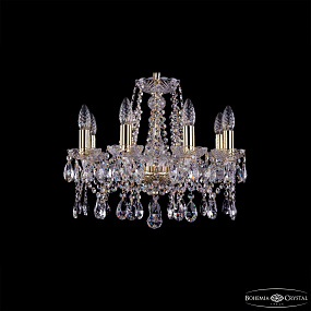 Хрустальная подвесная люстра Bohemia IVELE Crystal 1413/8/165/G