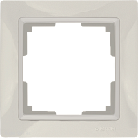 Рамка на 1 пост (слоновая кость, basic) Werkel WL03-Frame-01