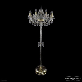 Торшер с хрусталем Bohemia IVELE Crystal 1410T2/8/195-160 G V0300