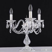 Хрустальная настольная лампа Bohemia IVELE Crystal AL16302L8/3/141-37 WMN
