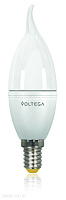 Лампа светодиодная Свеча на ветру Voltega Е14 2800К 5.5W VG2-CW2E14warm5W
