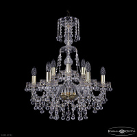 Хрустальная подвесная люстра Bohemia IVELE Crystal 1409/6+3/195/XL-68 G