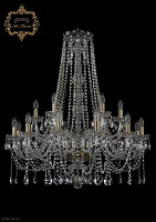 Большая хрустальная люстра Bohemia Art Classic 11.12.12+6.300.h-94.Br.Sp