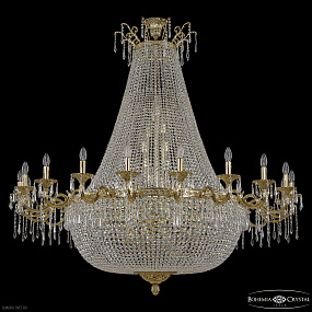 Большая хрустальная люстра Bohemia IVELE Crystal 2201H201/20/160IV/Y1 G